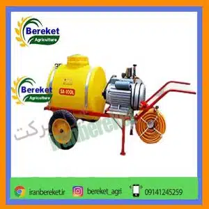 سمپاش فرغونی 100 لیتری با الکتروموتور تکفاز